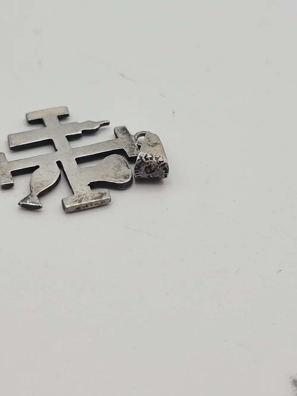 Sterling Silver Stunning Catholic Crucifi Holy Cross Pectoral Jerusalem Pendant